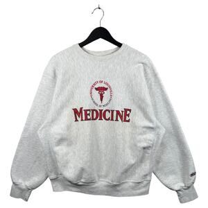 Vintage University of Louisville Medicine Crewneck XL